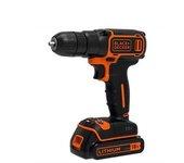 Black & Decker BDCD18-QW taladro 650 RPM Negro, Naranja