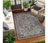 Surya alfombra exterior/interior gris/marfil 160x213