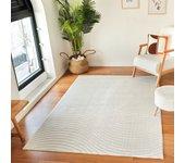 Surya alfombra escandinava moderna interior/exterior blanco 120x170