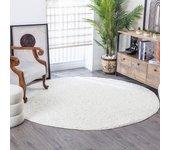 Surya Alfombra shaggy moderna blanco 200x290