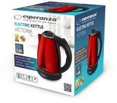 Esperanza ekk113r tetera eléctrica 1,8 l negro, rojo 1800 w