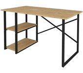 Mesa Escritorio Base Metal 2 Estantes 75X120X60 Safir VENPRODIN