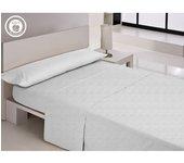 Sábana encimera happy home lisos cotton blanco cama de 180