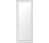 Beliani espejo 130 cm blanco vertou