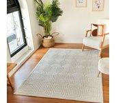 Surya alfombra escandinava moderna interior/exterior blanco 120x170