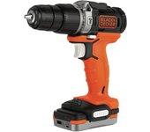 Black & Decker Taladro Atornillador a Percusión Inalámbrico Bdchd12S1-Qw 12V - 1.5 Ah Litio Black Decker