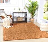 Surya alfombra shaggy moderna terracota 200x290