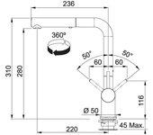 Grifo Franke Active Plus Pullout Neg Mate 1150524890