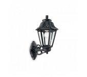 Aplique exterior ideal lux anna ap1 grande negro 101491