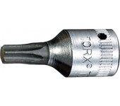 Stahl.carraca 1/4 vaso torx t 9