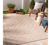 Surya alfombra exterior/interior efecto yute beige/marfil 160x213