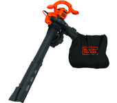 Black + decker beblv 2600w soplador eléctrico de hojas soplador con bolsa