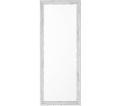 Beliani espejo 130 cm blanco crema benon