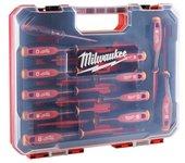 Milwaukee 4932479095 - set di cacciaviti a tre lobi vde, 12 pezzi