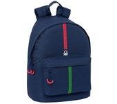 Mochila para Portátil BENETTON Italy (Azul marino)