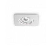 Ideal lux lounge - 1 foco de luz empotrable inclinable blanco, gu10