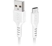 Cable SBS LTHL200 (USB - MicroUSB - 1 m - Blanco)