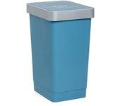 Tatay smart - cubo de basura de 25l con tapa basculante ideal cocina. azul ocean