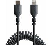 Cable usb a lightning startech rusb2clt50cmbc negro 50 cm