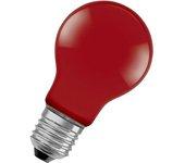 Bombilla LED OSRAM A E27 Rojo 2,5W 45Lm 1000K IP20 300 [LV-4058075433946]