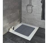 Kleine wolke alfombrilla seguridad baño arosa gris antracita 55x55 cm