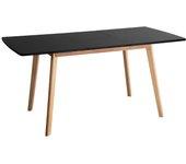 Mesa extensible helga 120 / 160cm negro