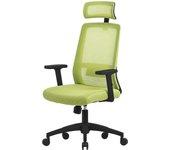 ML Design Silla de Oficina Ergonómica Giratoria Verde