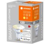 Ledvance Smart+ WiFi Bombilla LED Spot (GU10, Intensidad regulable, Blanco cálido, 350 lm, 5 W)