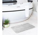 Surya alfombra de baño antideslizante lavable gris 80x50