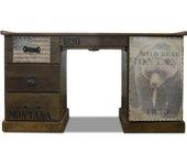 Escritorio vintage industrial wild bear - madera