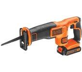 Black+decker bdcr18e1-qw - sega a sciabola senza fili, 1 batteria, 1 lama da 140 mm, 18 v