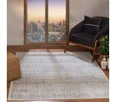 Surya alfombra vintage oriental gris/marfil 160x215