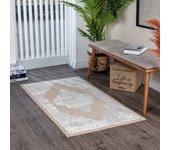 Surya alfombra vintage oriental beige/blanco 80x150