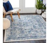 Surya alfombra vintage oriental azul/blanco 160x215