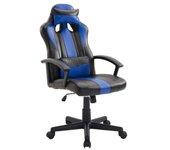 Silla Gaming Color Negro Y Azul Crash