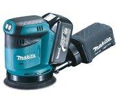 Makita dbo180rfe - lijadora rotorbital 18v 125mm 3.0ah