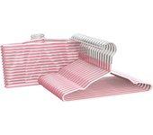 Com-Fort House Percha Plastico Cadete Rosa y Blanco 25 Cm Largo