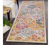 Surya alfombra de pasillo vintage oriental multicolor/naranja 78x365