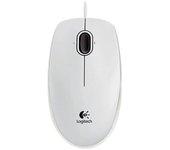 Logitech B100 Ratón Blanco