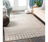 Surya alfombra escandinava bohemia gris 200x275