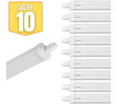 Lote de 10 barras led impermeables 60w 4000k ip65