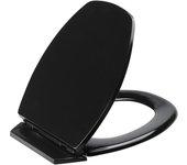 asiento de inodoro negro - 819879 - allibert -