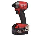 milwaukee 4933464091 avvitatore a impulsi compatto 18 volt 1/4 5,0ah tecnologia fuel one key valigetta heavyduty