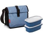 Tatay Urban Food Roll & Go Denim Blue con 2 Top Flex 0.5L