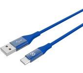 Cable usb-c a usb celly usbtypeccolorbl azul oscuro 1 m