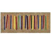 Felpudo stripes 80x200 multicolor