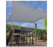 Toldo vela cuadrado gris claro 5x5mts