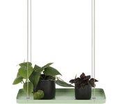 Soporte rectangular para colgar plantas verdes longitud 38 cm