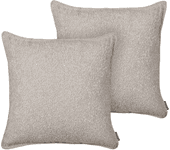 Conjunto de 2 cojines decorativos beige BELIANI Senecia