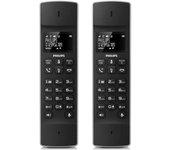 Teléfono Fijo PHILIPS M4502B Duo Negro